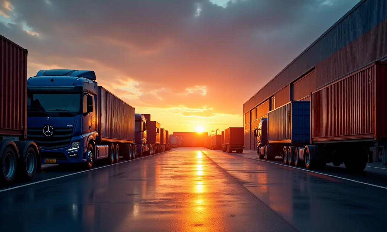 Global freight transportation and logistical hub operations